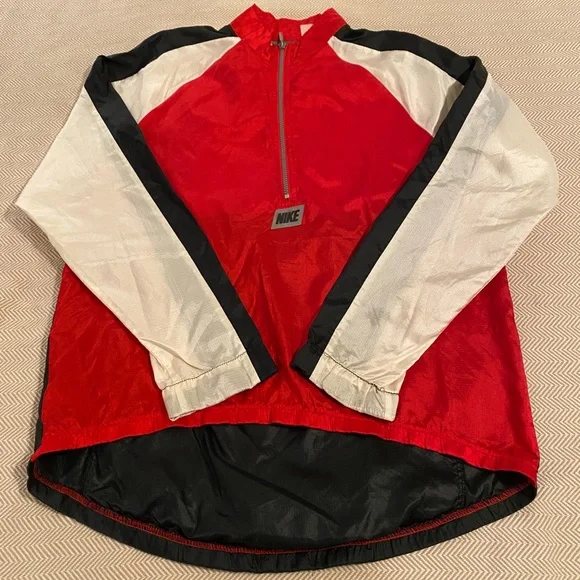 Vintage 80’s Nike 1/2 Zip Running Jacket - Picture 4 of 16